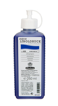 Barva na linoryt Schmincke aqua-LINOPRINT 250 ml – 430 Ultramarín