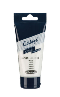 Barva na linoryt Schmincke College Linol 75 ml – 100 Bílá