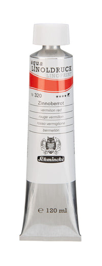 Barvy na linoryt Schmincke aqua-LINOPRINT 120 ml – 320 Rumělka červená