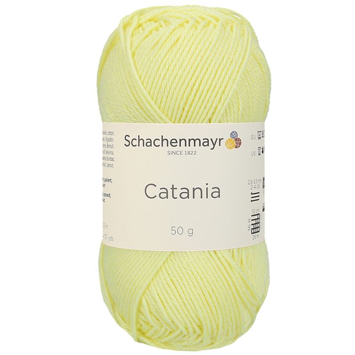 Bavlněná příze Schachenmayr SMC Catania 50 g – 00100 baby žltá