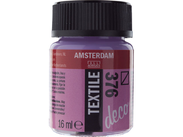 Barva na textil Amsterdam Textile Deco 16ml – jasná červená neprůsvitná - 388