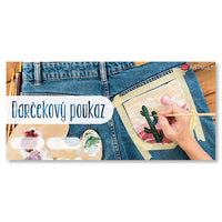 Dárkový poukaz na malbu na textil a kůži – 100 EUR