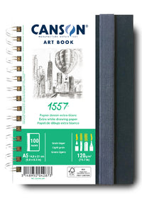 Skicák Canson Art Book 1557 v pevné vazbě – A5, 120 g, 50 listů
