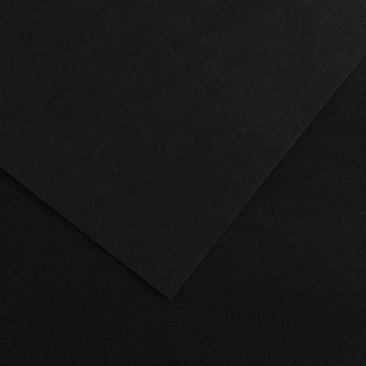 CANSON barevný papír Vivaldi 50 x 65 cm 240 g 125H – Černá 38