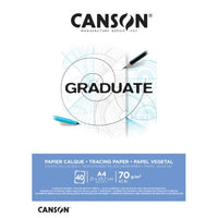 CANSON Graduate pauzovací blok A4 lepený 72 g/m² - 40 listů
