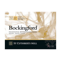 CANSON St Cuthberts Bockingford akvarelový blok Rough 300 g/m² - 12 listů, různé formáty
