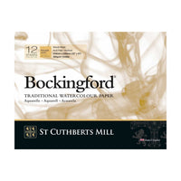 CANSON St Cuthberts Bockingford akvarelový blok Rough 300 g/m² - 12 listů, různé formáty