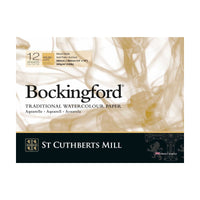 CANSON St Cuthberts Bockingford akvarelový blok Rough 300 g/m² - 12 listů, různé formáty