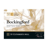 CANSON St Cuthberts Bockingford akvarelový blok Rough 300 g/m² - 12 listů, různé formáty