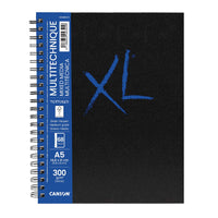 Canson XL Mix Media Textured lepený blok A5, 300 g/m², 68 listů