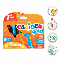 Carioca fixy Baby kulatý hrot, mix barev