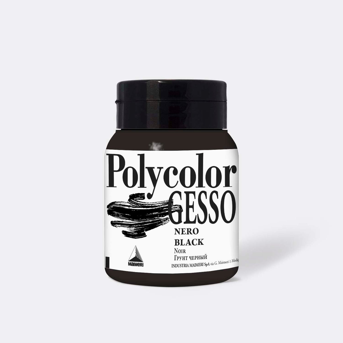 Černý akrylový šeps Maimeri Polycolor 500 ml