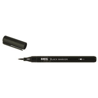 Černý marker Kreul – brush