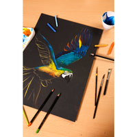 Clairefontaine Paint'On Mix Media blok 250 g 20L lepený Black
