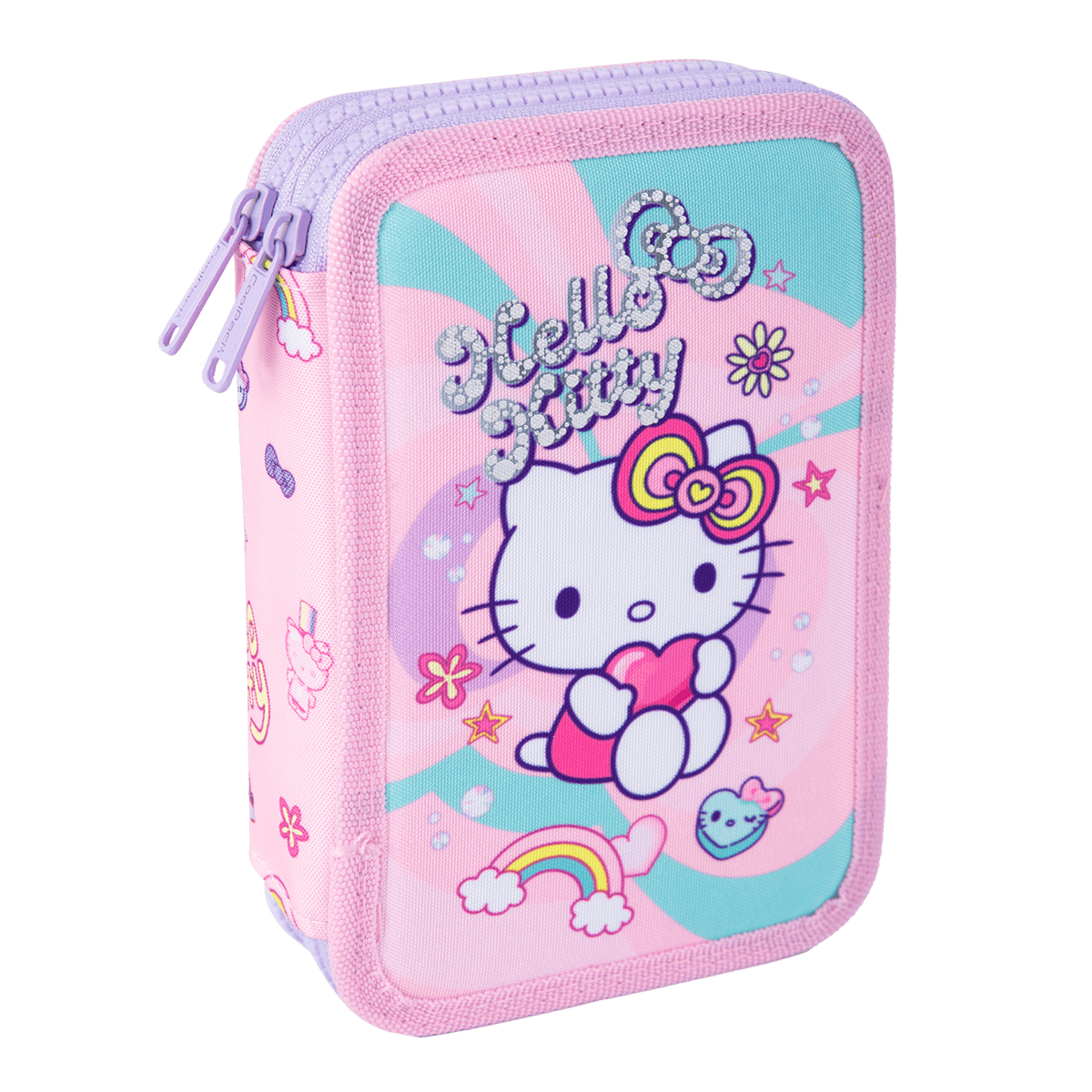Colorino dvoupatrový plný penál Jumper 2 Hello Kitty – Hello Kitty