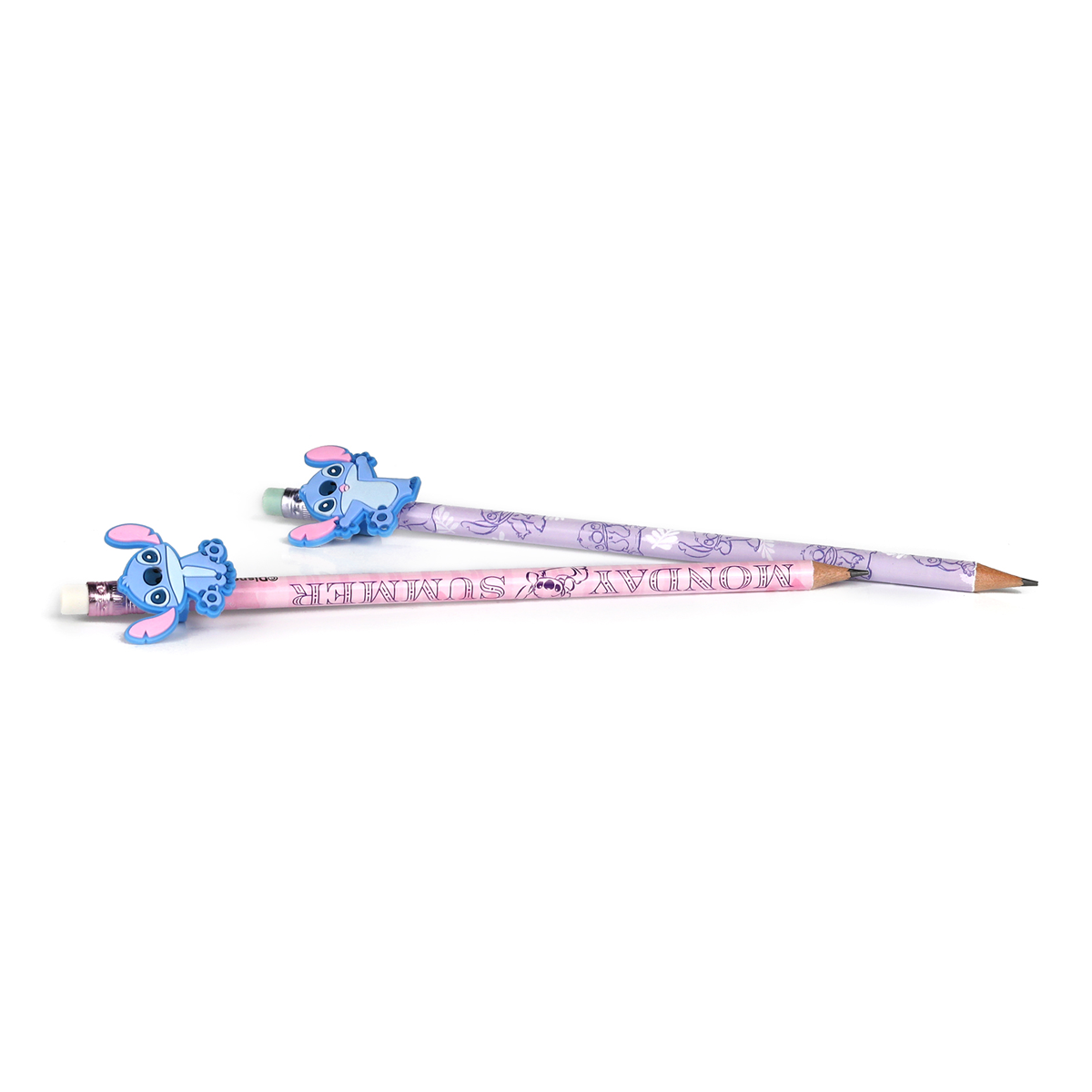Colorino sada tužek Stitch Pastel 3, kulaté s gumou