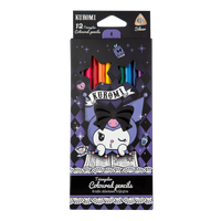 Colorino trojhranné pastelky Kuromi, 12 barev