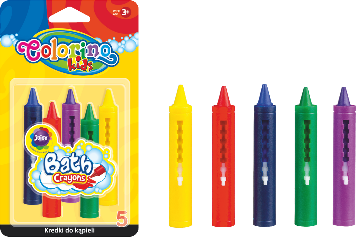 Colorino voskovky do vany – 5 barev