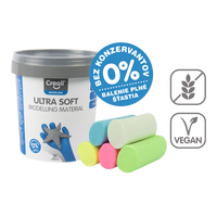 Creall modelovací hmota Ultra soft, 5 g, kelímek, mix barev – × 60 pastelových