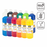 Creall temperové barvy, 1 000 ml, mix barev – 12×