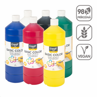 Creall temperové barvy, 1 000 ml, mix barev – 6×