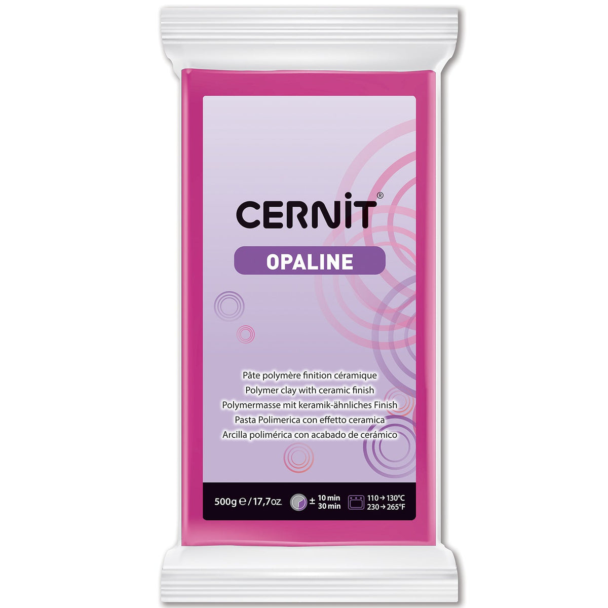 CERNIT opálová polymerová hmota 500 g – Magenta