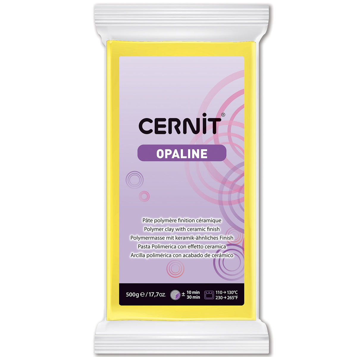 CERNIT opálová polymerová hmota 500 g – Primary Yellow