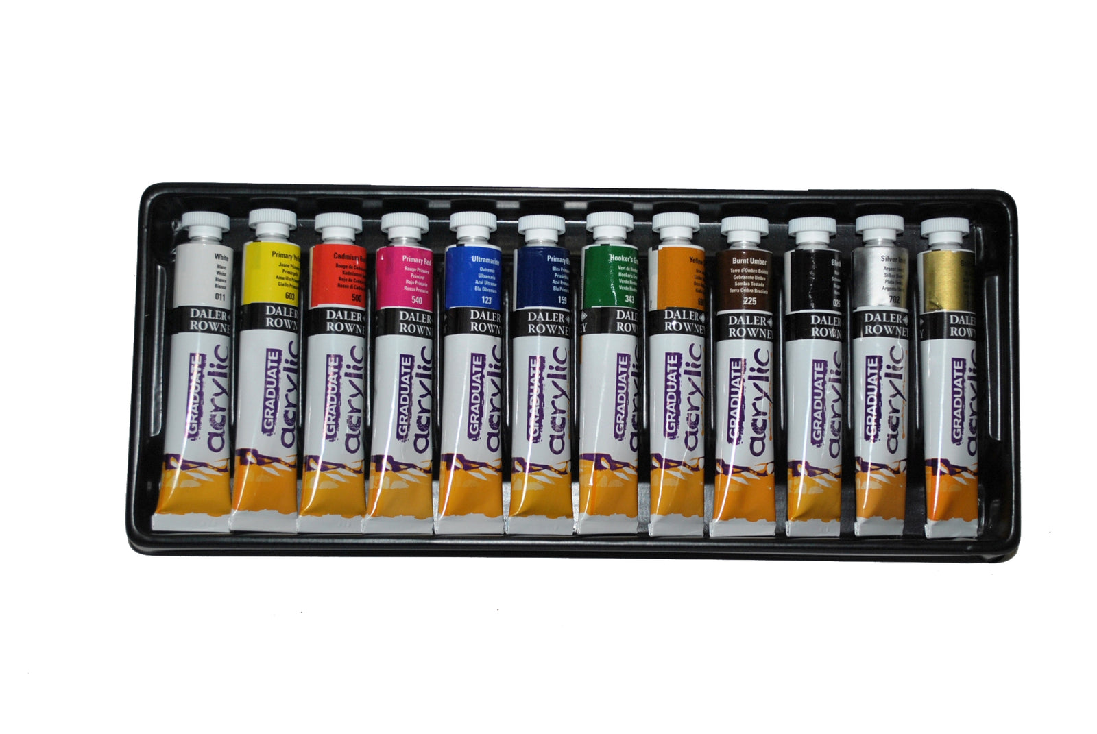 DALER ROWNEY Graduate sada akrylových barev 12 x 22 ml