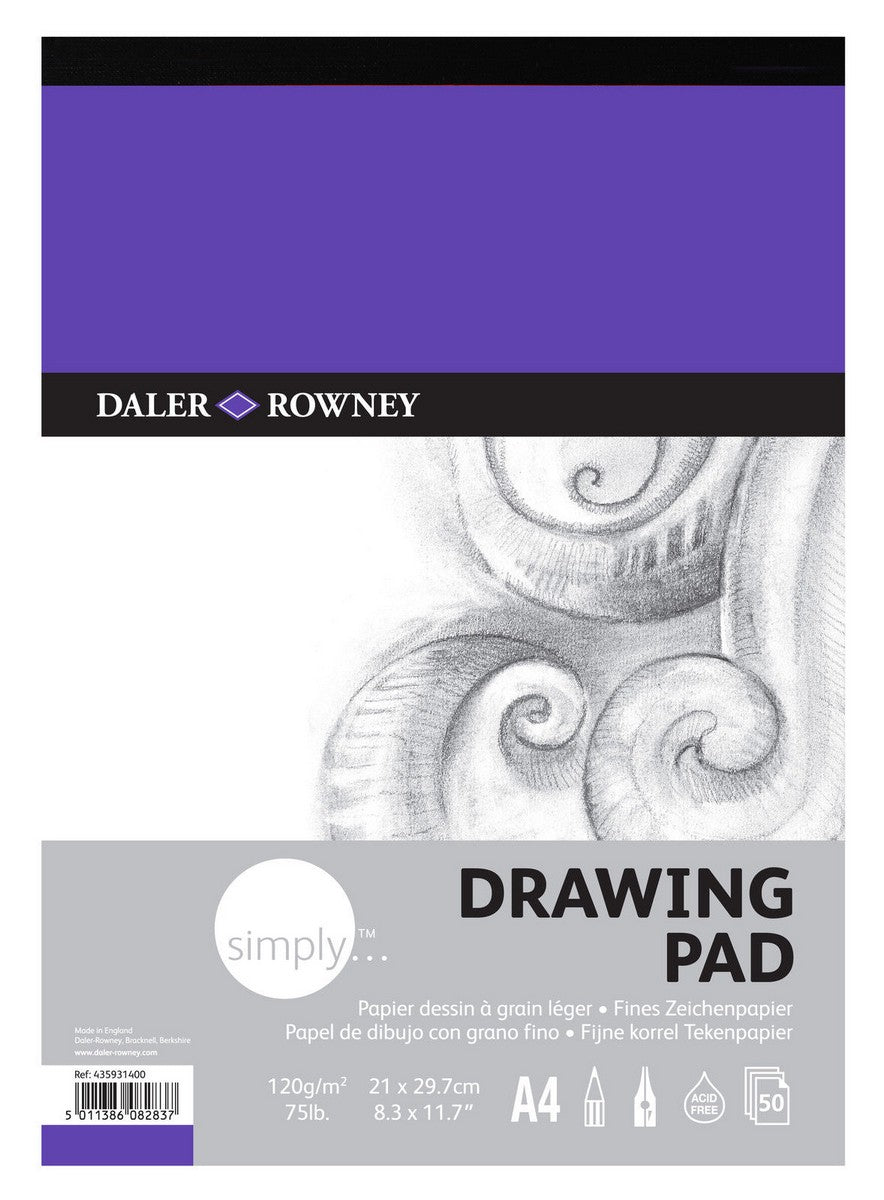 DALER ROWNEY Simply skicák A4 120 g 50L lepený