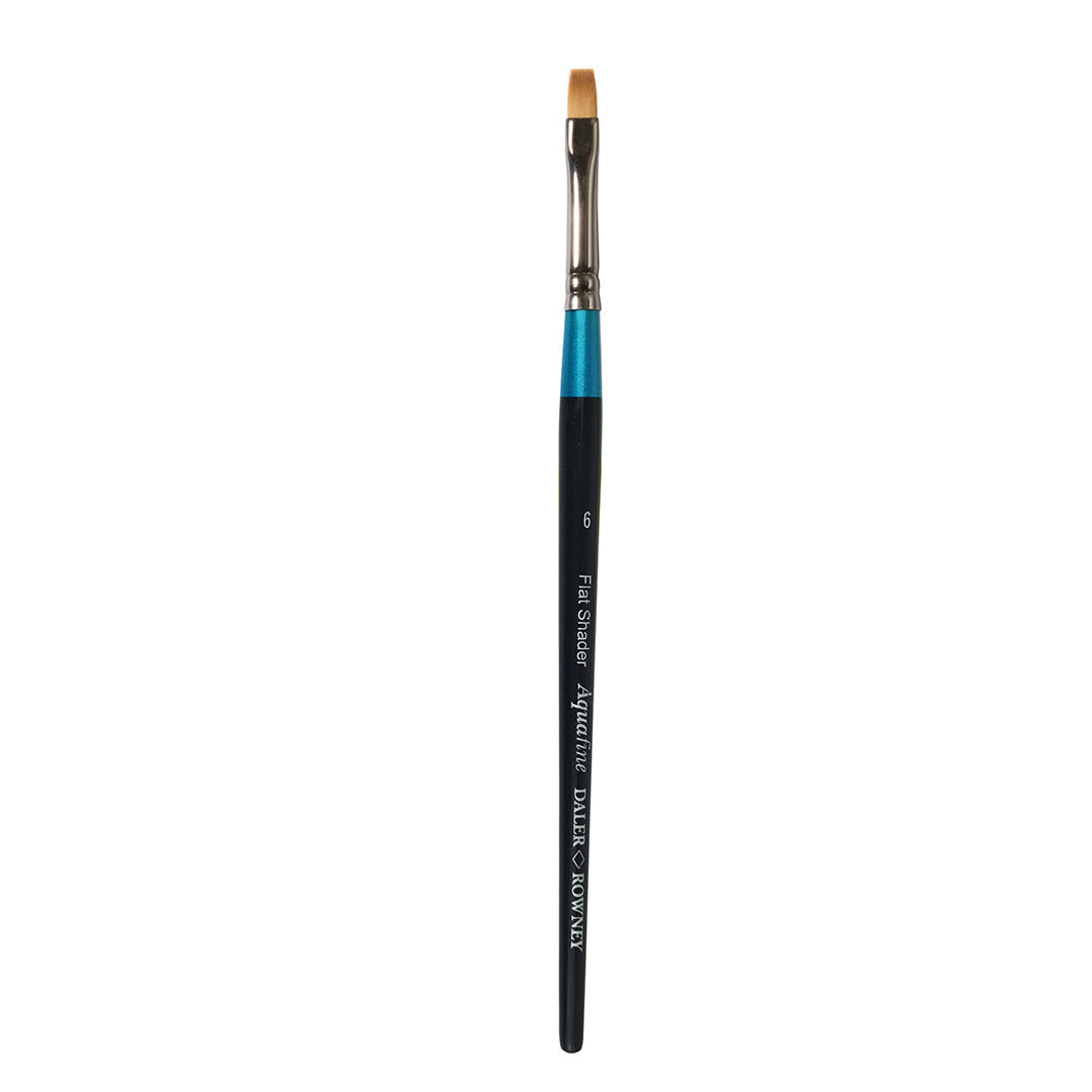 DALER ROWNEY Aquafine štětec na akvarel syntetický krátká násadka flat shader