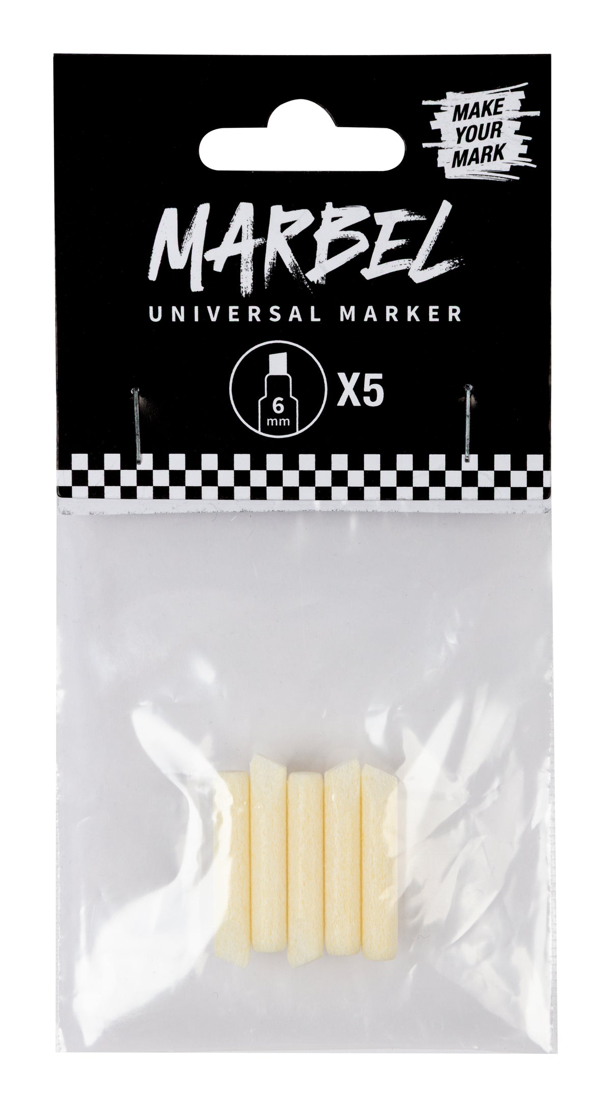 Náhradní hroty pro popisovače DARWI Marbel 6 mm – 5 ks