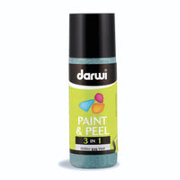 Slupovací barva na sklo DARWI Paint & Peel 3v1 80 ml – zelená třpytková