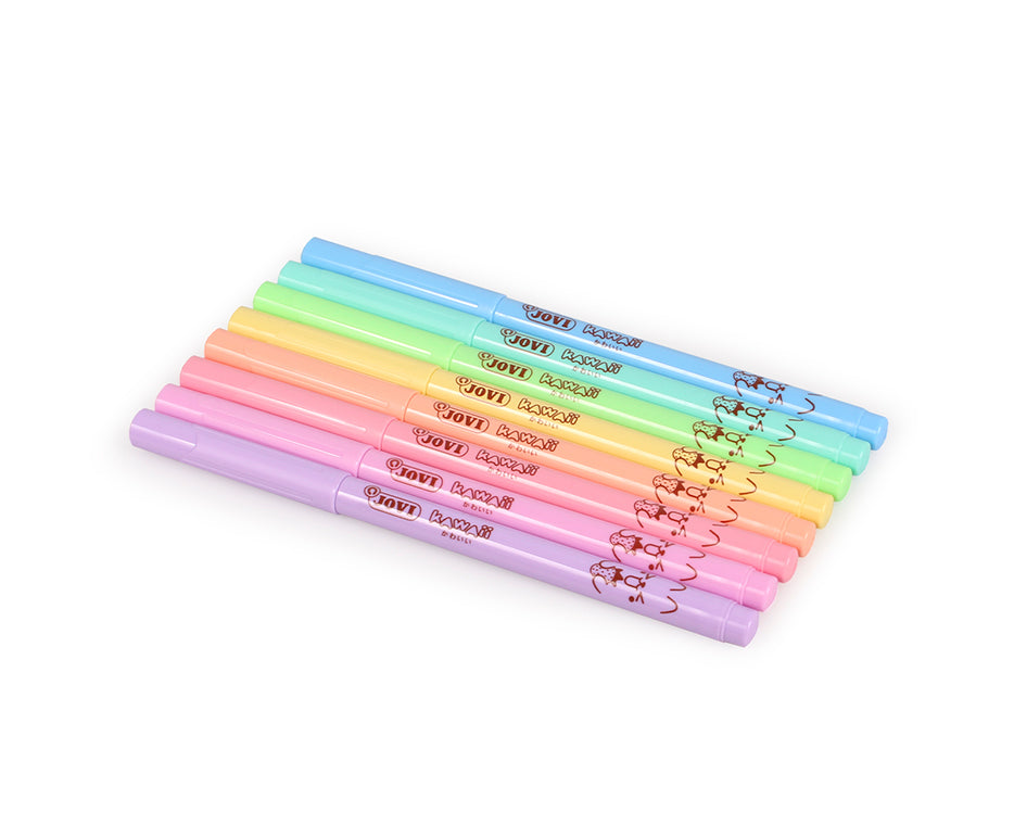 Dětské fixy JOVI Kawaii / sada 8 ks - 3 mm