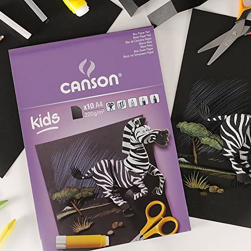 Dětský skicák CANSON Kids 220 g - 10 listů, 24 x 32 cm, lepený