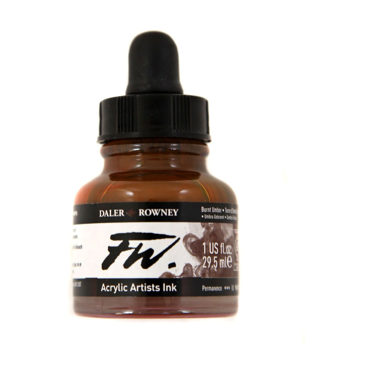 FW artist akrylový tuš 29.5 ml – Burnt Umber
