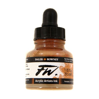 FW artist akrylový tuš 29.5 ml – Raw Sienna