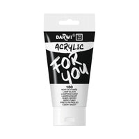 Akrylová barva DARWI Acryl 75 ml – Černá