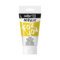 Akrylová barva DARWI Acryl 75 ml – Žlutá