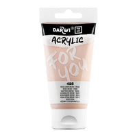 Akrylová barva DARWI Acryl 75 ml – Růžovo-béžová