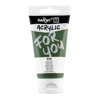Akrylová barva DARWI Acryl 75 ml – Zelená hlinka