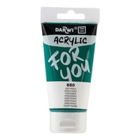 Akrylová barva DARWI Acryl 75 ml – Ftalocyaninová zelená