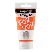 Akrylová barva DARWI Acryl 75 ml – Rumělka pyrrolová