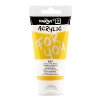 Akrylová barva DARWI Acryl 75 ml – Titanová žlutá střední
