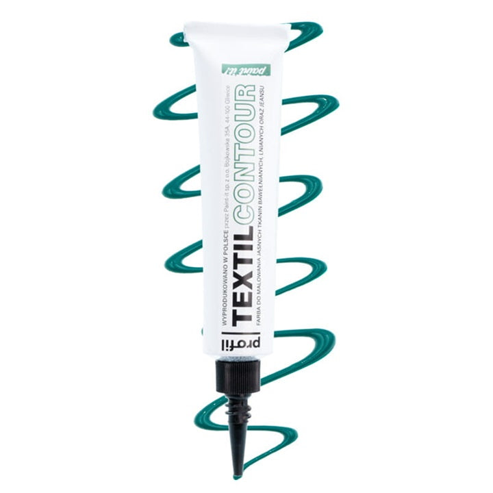 Barva Profil na světlý textil s aplikátorem 25 ml – tmavo zelená