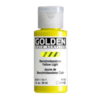 ZLATÁ tekutá akrylová barva 30 ml – Benzimidazolone Yellow Light