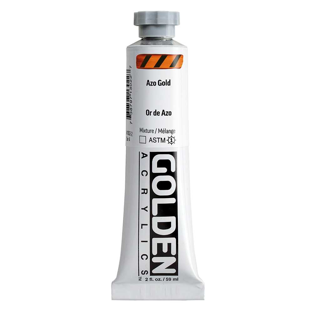 GOLDEN Heavy Body Acrylic Paint 59 ml – Azo Gold