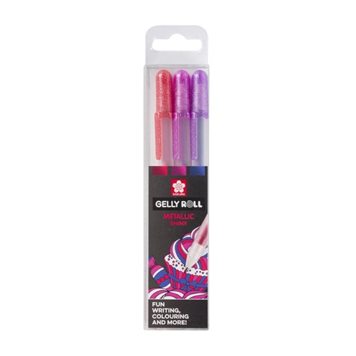 Gelová pera Sakura Gelly Roll METALLIC - 3 ks – sweets