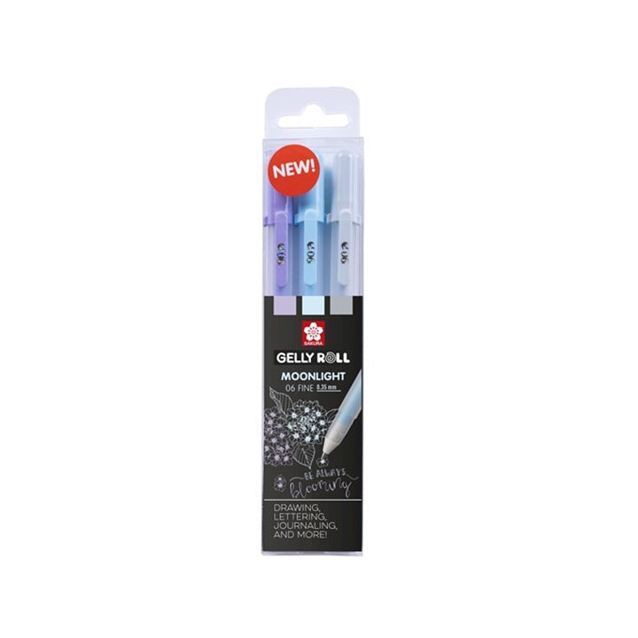 Gelová pera Sakura Gelly Roll MOONLIGHT - 3 ks – calm
