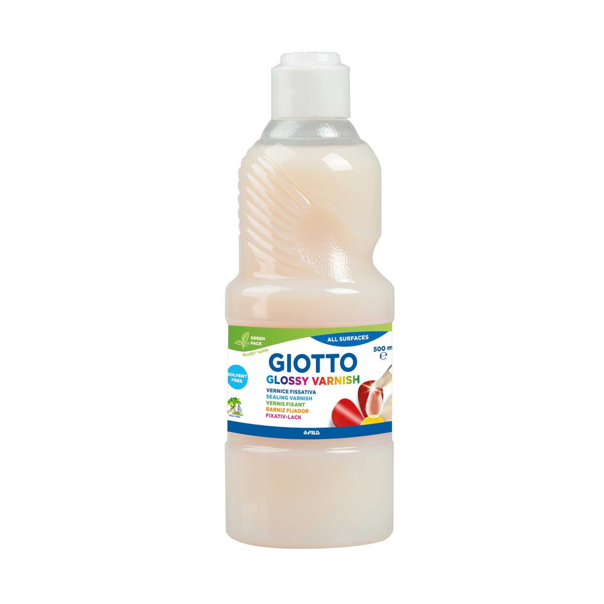 GIOTTO Glossy lesklý ochranný transparentní lak 500 ml