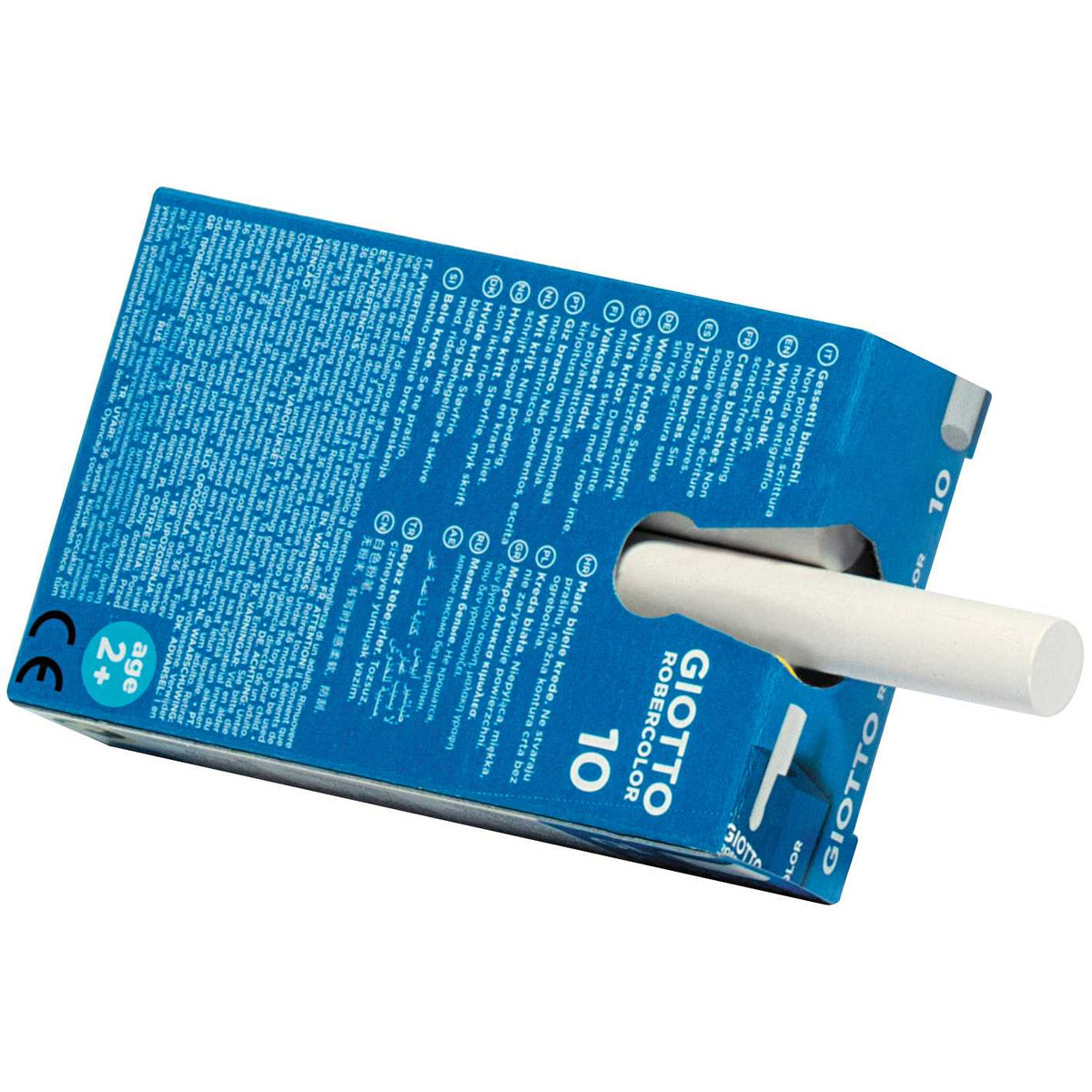 Bílé bezprašné křídy GIOTTO Robercolor 10 ks
